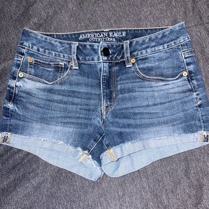 American Eagle “Shortie” shorts.